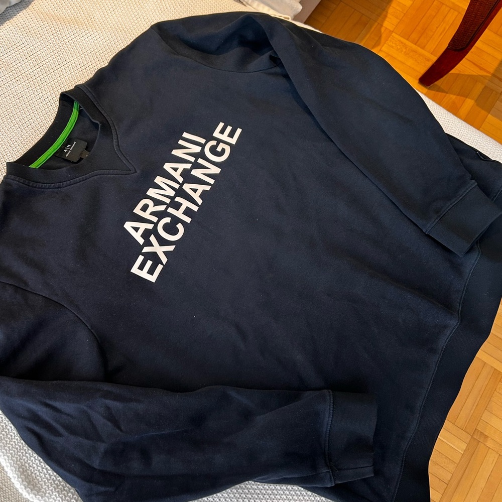 Armani Exchange Dark Blue Crewneck